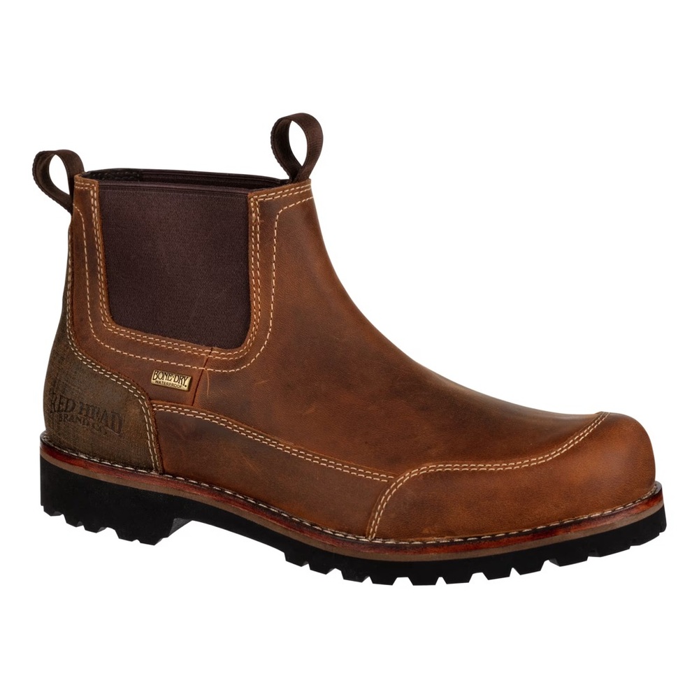 REDHEAD BOOTS   SZ 11. RUSSET BONE-DRY MEMBRANE
